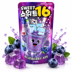 Sweet16 Blueberry Ade Zero Sugar 200ml