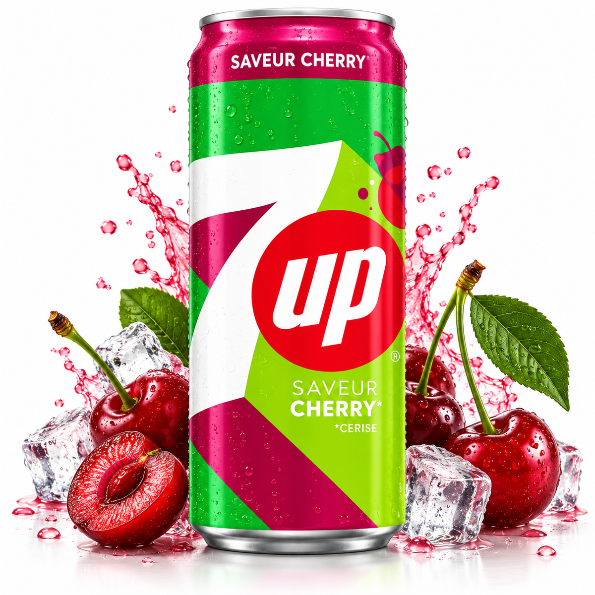 7UP Cherry France 330ml