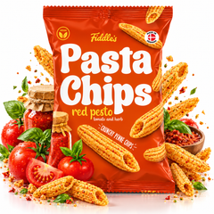 Fiddles Pasta Chips Red Pesto 80g