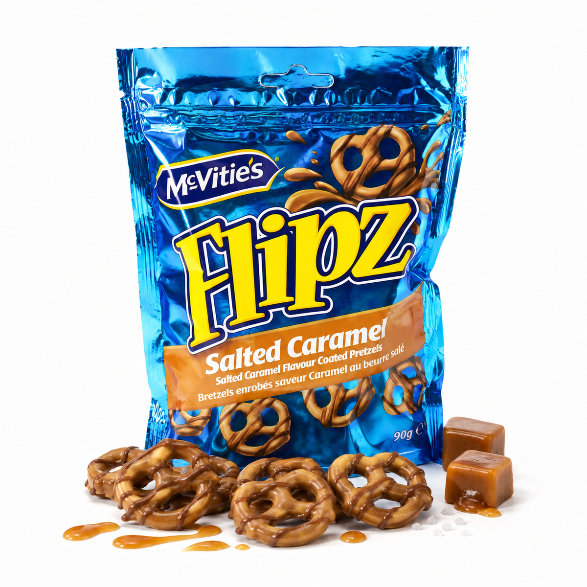 Flipz Salted Caramel – 90 g