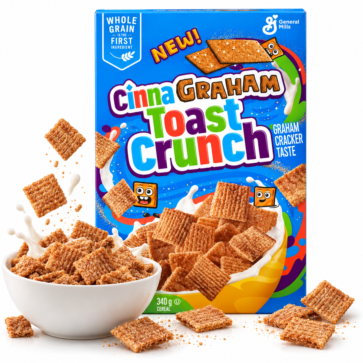 General Mills CinnaGraham Toast Crunch USA 340g
