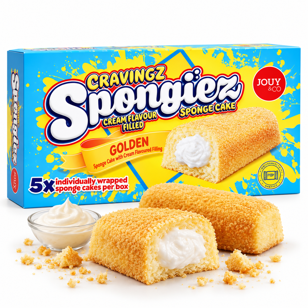 Jouy & Co Cravingz Spongiez Golden 5 x 40g