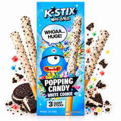 K-Stix Popping Candy White Cookie 3 x 19g