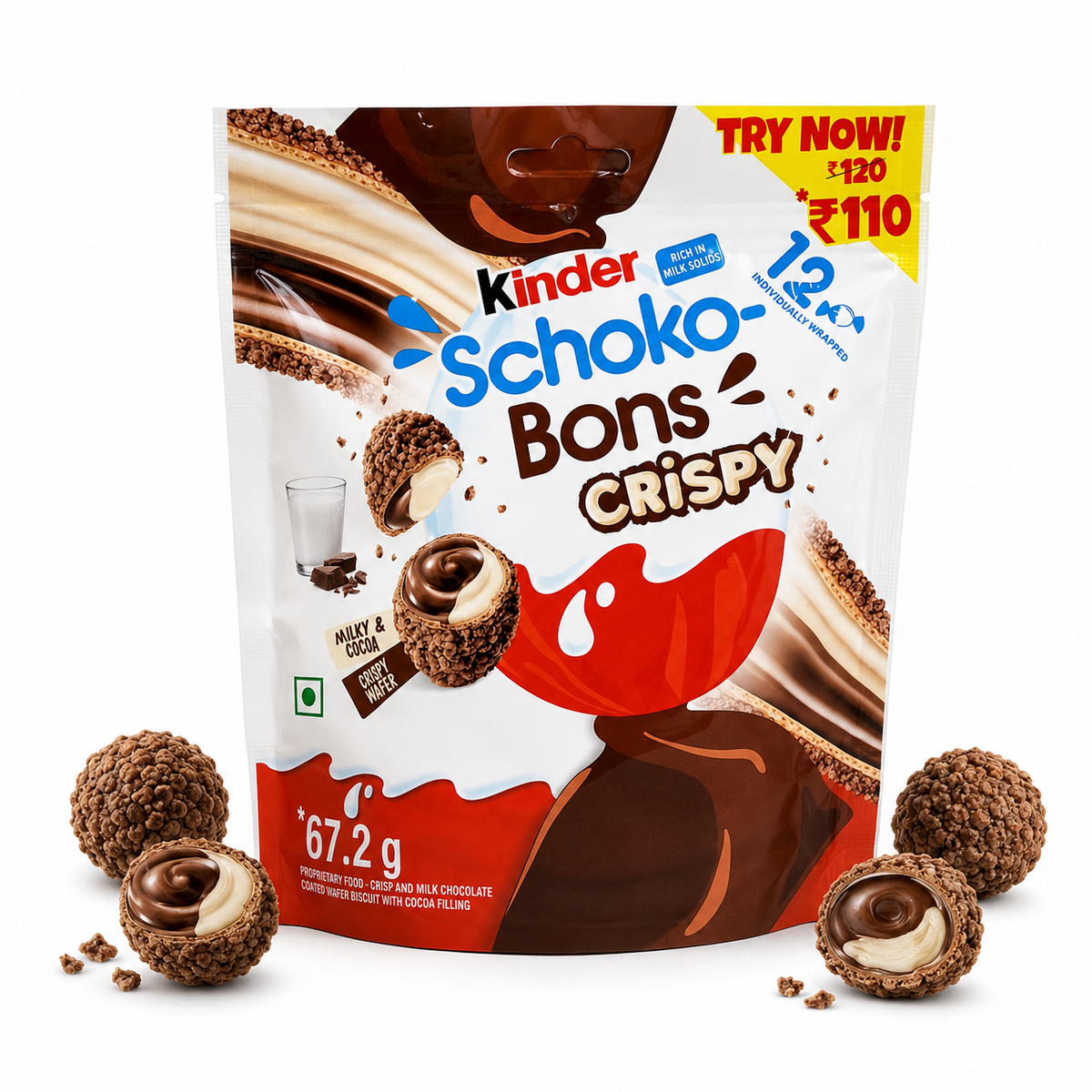 Kinder Schoko-Bons Crispy – 67,2 g