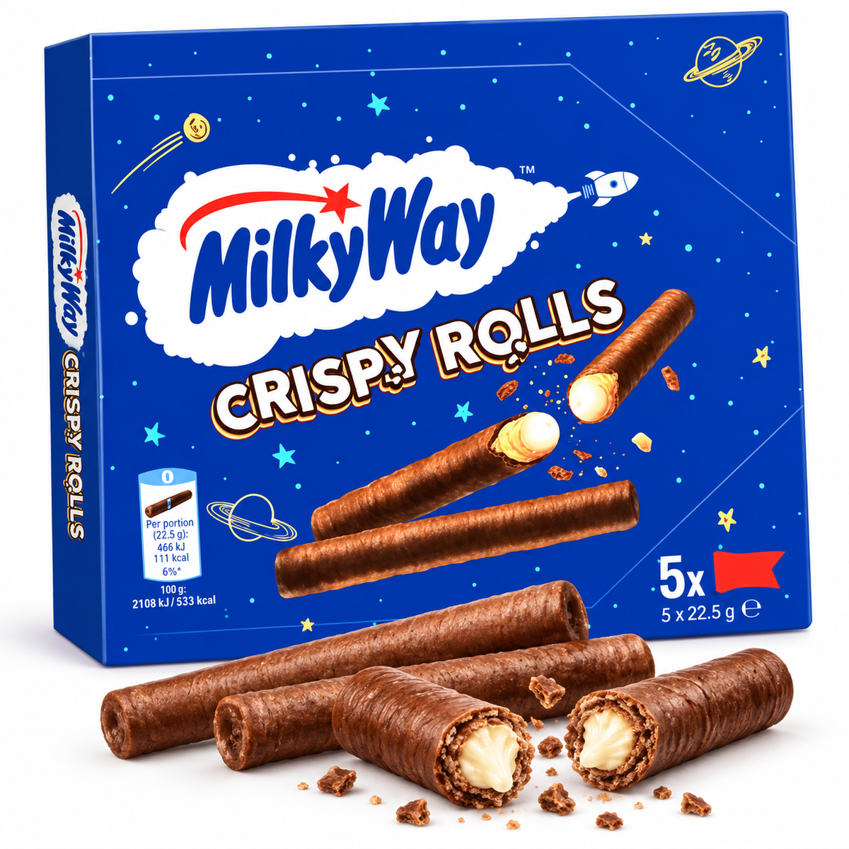 Milky Way Crispy Rolls 5x 22,5g
