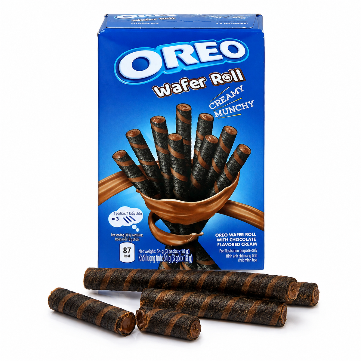 Oreo Chocolate Wafer Roll – 54 g