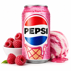 Pepsi - Raspberry Ripple - Zero - 330ml