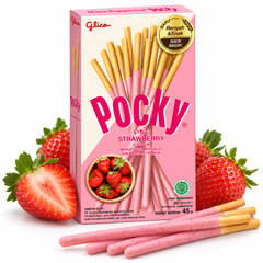 Pocky Biscuit Strawberry 45g