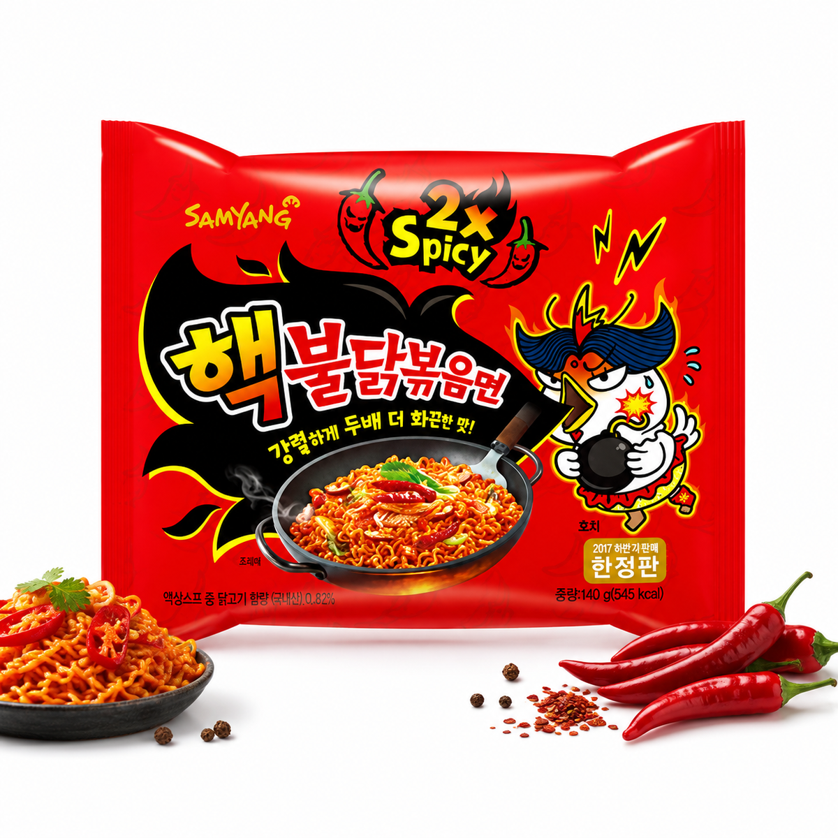 Samyang Buldak 2x Spicy Hot Chicken Flavor Ramen - 120 g