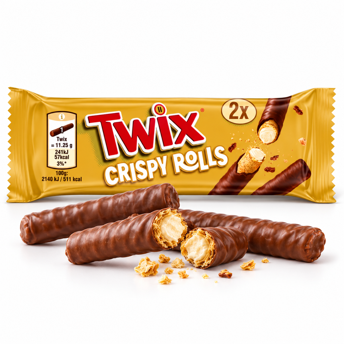 Twix Crispy Rolls 5 x 22,5g